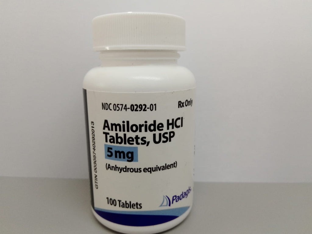 Amiloride, HCI, 5 mg, tabletas UPS (Anhydrous  euqivalent) PADAGIS