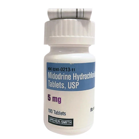 MIDODRINE HYDROCHLORIDE, 5 mg tabletas, UPS, UPSHER-SMITH