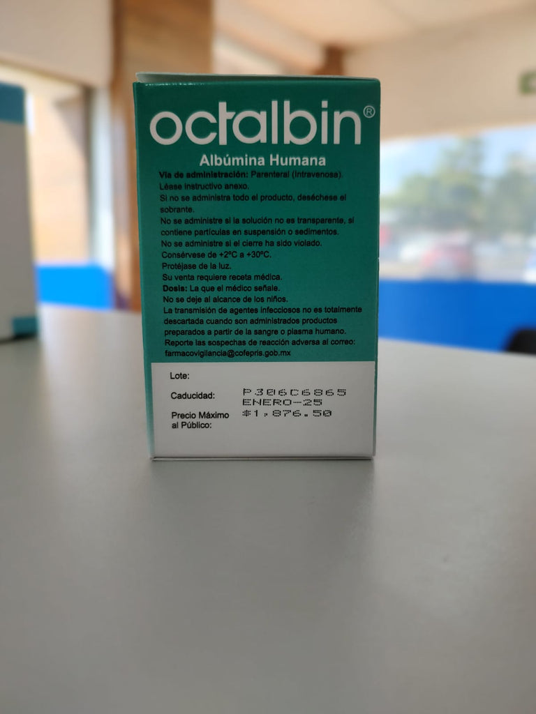 Octalbin ALBÚMINA HUMANA 20% 10 mg Solución Inyectable, octapharma ...