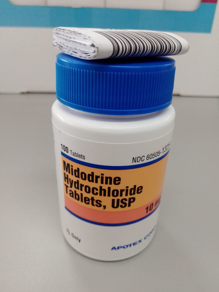 MIDODRINE HYDROCHLORIDE, 10 mg tabletas, USP, APOTEX – farmashop.mx