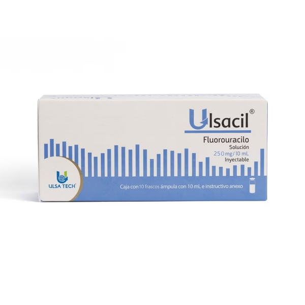 ULSACIL, fluorouracilo 250 mg / 10 mL, Solución Inyectable, ULSA TECH