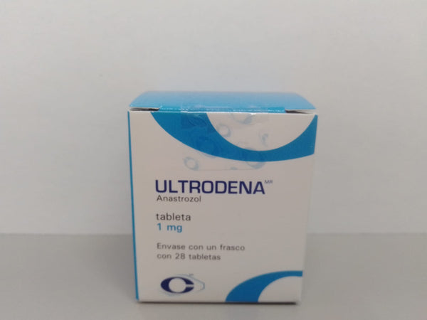 ULTRODENA (Anastrozol) 1 mg, frasco con 28 tabletas CRYOPHARMA