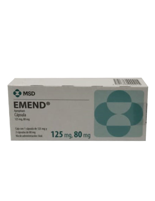 EMEND 125 mg/80 mg Caja con 3 Cápsulas, MSD