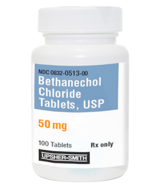 BETHANECHOL CHLORIDE, 50 mg tabletas, USP, UPSHER-SMITH