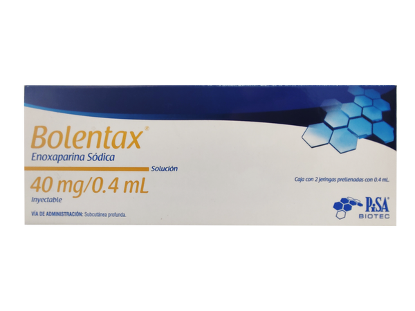 Bolentax, 40mg /0.4 mL, Solución Inyectable, PISA.