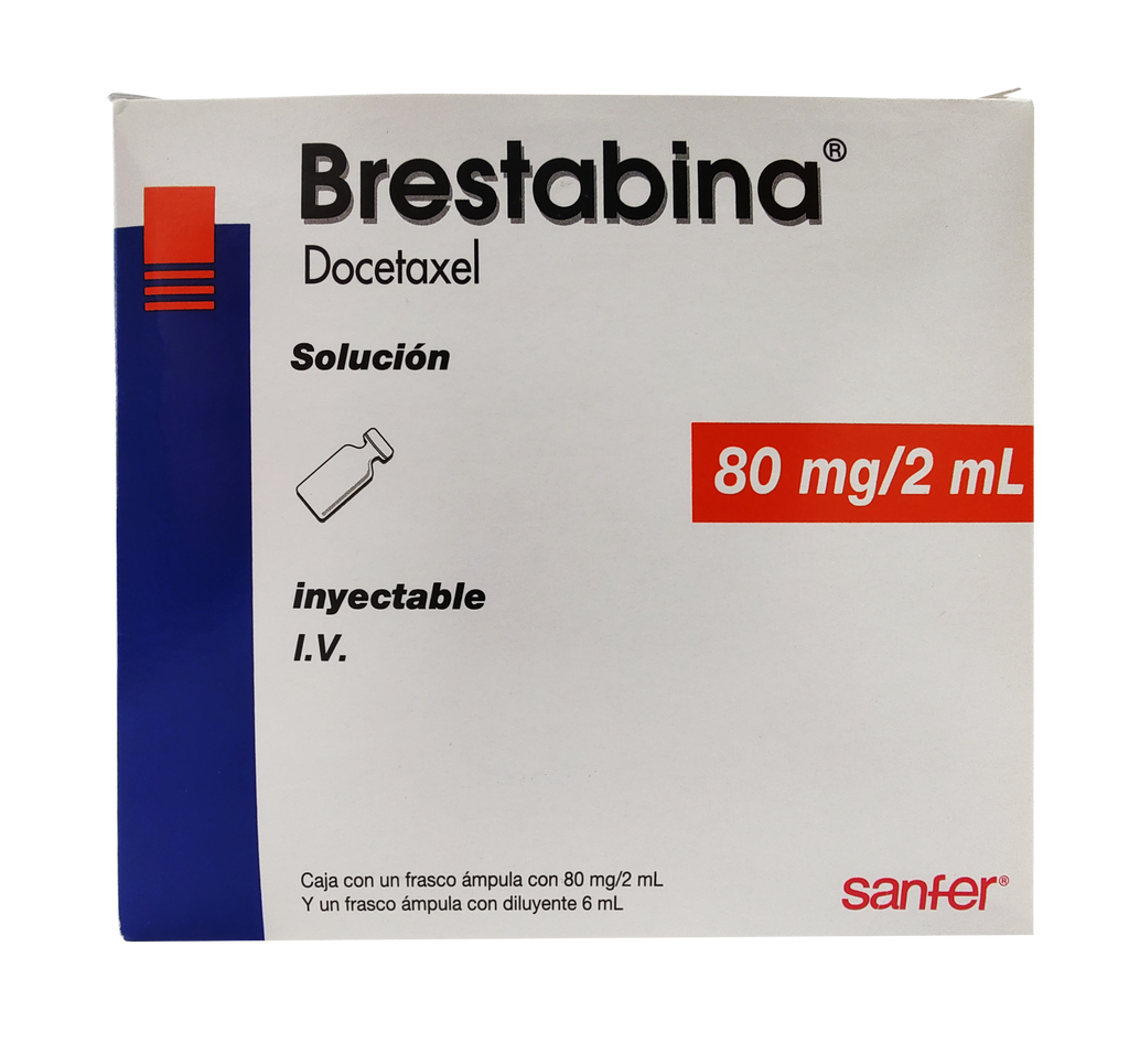 Brestabina, 80 mg /2 mL, Solución Inyectable, I.V., SANFER.