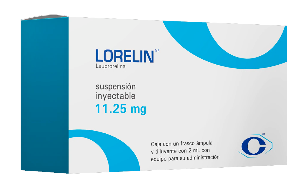 LORELIN 11.25 mg Caja con Frasco Ámpula y diluyente C/ 2 ml, CRYOPHARM