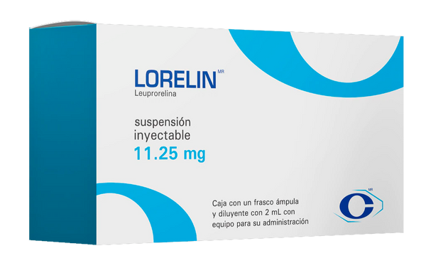 LORELIN 11.25 mg Caja con Frasco Ámpula y diluyente C/ 2 ml, CRYOPHARMA