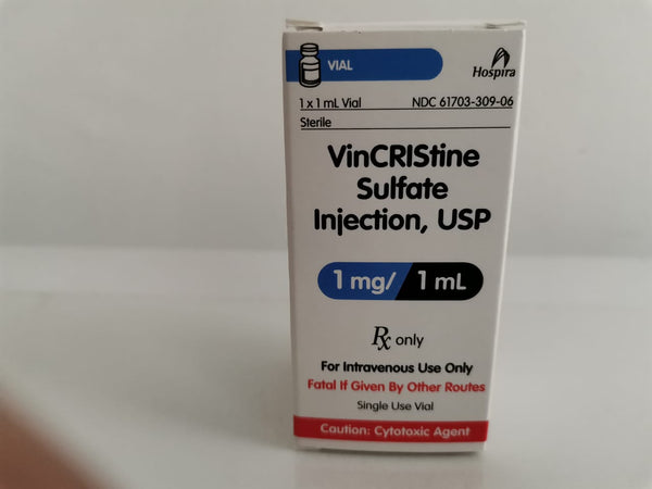 VinCRIStina Sulfate inyección, USP 1 mg / 1 ml frasco ámpula Lab.  Hospira