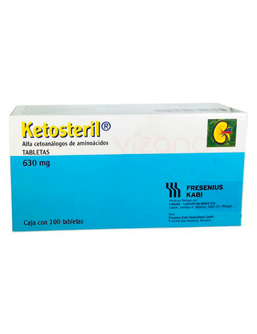 KETOSTERIL 630 mg caja con 100 Tabletas FRESENIUS KABI.