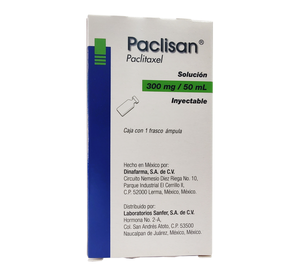 Paclisan 300 mg/ 50 mL Solución Inyectable, SANFER